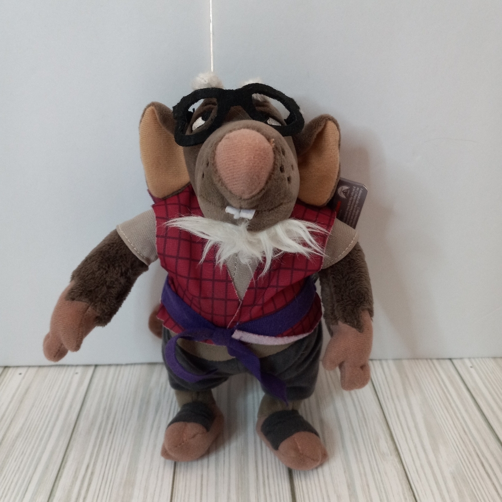 Mattel Teenage Mutant Ninja Turtles TMNT Mutant Mayhem Master Splinter Rat Plush